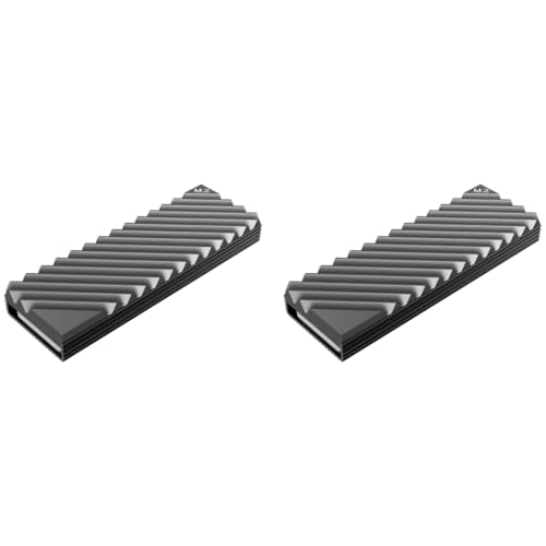 ZORBES® Heat Dissipation Radiator Aluminum Alloy Heat Sink Thermal Cooling Pads for M.2 2280 SSD PC Computer Grey 2 PCS ZORBES® Heat Dissipation Radiator Aluminum Alloy Heat Sink Thermal Cooling Pads for M.2 2280 SSD PC Computer Grey 2 PCS
